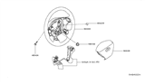 Diagram for 2013 Infiniti JX35 Air Bag - 98510-9NA8A