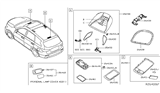 Diagram for Infiniti QX60 Power Window Switch - 25450-1MA0A