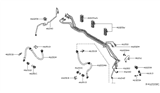 Diagram for 2014 Infiniti QX60 Hydraulic Hose - 46211-3JA0A