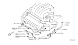 Diagram for Infiniti Water Pump Gasket - 21049-ZL80A