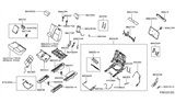 Diagram for Infiniti QX60 Armrest - 88700-8A50A