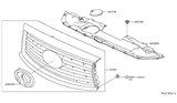 Diagram for Infiniti QX60 Grille - 62310-3JA0A
