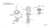 Diagram for Infiniti JX35 Shock Absorber - E4302-3JA0B