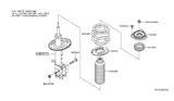 Diagram for 2015 Infiniti QX60 Shock Absorber - E4302-3JA0B