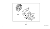 Diagram for 2020 Infiniti QX60 A/C Compressor - 92600-9NC0B