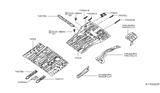 Diagram for Infiniti Floor Pan - 74512-3JA0A