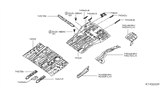 Diagram for 2015 Infiniti QX60 Floor Pan - 74512-3JA1F