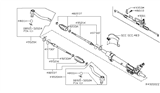 Diagram for 2019 Infiniti QX60 Tie Rod End - D8520-3KA0B