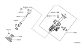 Diagram for 2020 Infiniti QX60 Steering Shaft - 48080-3JA0A