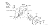 Diagram for 2014 Infiniti QX60 Brake Disc - 43206-3JA0A