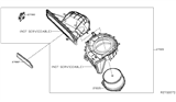 Diagram for 2020 Infiniti QX60 Blower Motor - 27225-6CA0A