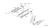 Diagram for Infiniti Intake Valve - 13201-6KA0A