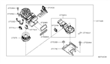 Diagram for 2017 Infiniti QX60 Blower Motor - 27413-9NJ0A