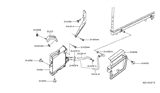 Diagram for 2015 Infiniti QX60 Automatic Transmission Oil Cooler Hose - 21636-3KA0A