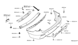 Diagram for Infiniti QX60 Bumper - HEM22-3JAMH