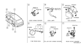 Diagram for 2014 Infiniti QX60 TPMS Sensor - 40700-3JA0A