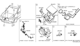 Diagram for 2014 Infiniti QX60 Body Control Module - 284B7-3JA0B