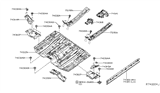 Diagram for 2018 Infiniti QX60 Floor Pan - 74312-9NB0A