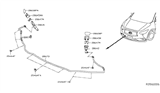 Diagram for 2015 Infiniti QX60 Windshield Washer Nozzle - 28641-3JM0A