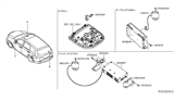 Diagram for Infiniti QX60 Antenna - 28212-9NP0A