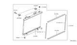 Diagram for 2019 Infiniti QX60 Radiator - 21460-3JA0E