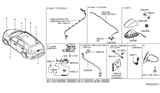 Diagram for 2020 Infiniti QX60 Antenna - 28208-9NP0B