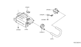 Diagram for 2018 Infiniti QX60 Vapor Canister - 14950-9NF0C