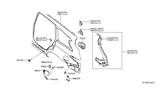 Diagram for Infiniti FX50 Fuel Door Hinge - 78836-1CA0A