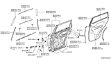 Diagram for Infiniti QX60 Weather Strip - 82838-3JA0C