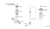 Diagram for 2017 Infiniti QX60 Shock Absorber - E6210-3JV0B