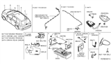 Diagram for 2019 Infiniti QX60 Antenna Cable - 28241-3JL0A