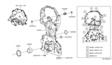 Diagram for 2017 Infiniti QX60 Timing Cover - 13500-3TA1C