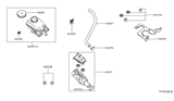 Diagram for Infiniti Brake Booster Vacuum Hose - 46227-3JV0A