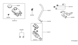 Diagram for Infiniti QX60 Brake Master Cylinder - 46010-3JV0A