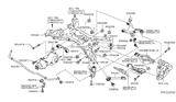 Diagram for Infiniti Differential Mount - 55419-3JV0B