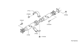 Diagram for 2015 Infiniti QX60 Drive Shaft - 37000-3JA2A