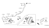 Diagram for Infiniti QX60 Brake Booster - 47210-3JV0A