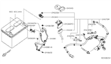 Diagram for 2014 Infiniti QX60 Battery Terminal - 24340-3JV5A