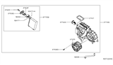 Diagram for Infiniti Evaporator - 27410-3JV0A