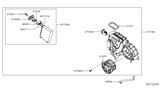 Diagram for 2015 Infiniti QX60 Evaporator - 27410-3JV0A