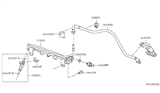 Diagram for Infiniti QX60 Fuel Injector - 16600-3JV2A