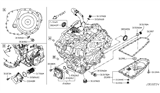 Diagram for 2014 Infiniti QX60 Oil Pan - 31390-3WX0A