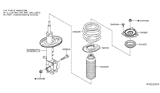 Diagram for 2016 Infiniti QX60 Shock Absorber - E4303-9NH0B