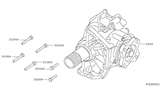 Diagram for 2014 Infiniti QX60 Transfer Case - 33100-3KV0A