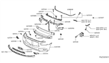 Diagram for 2014 Infiniti QX60 Bumper - FBM22-3JAMH