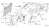 Diagram for 2014 Infiniti QX60 Radiator - 21457-3JV0A