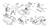 Diagram for Infiniti QX60 Armrest - 96920-9NF2A