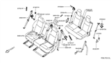 Diagram for 2018 Infiniti QX60 Seat Belt - 88842-3JA8B