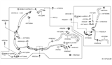 Diagram for Infiniti Power Steering Hose - 49725-3KA2A