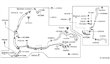 Diagram for 2014 Infiniti QX60 Power Steering Hose - 49725-3KE0A